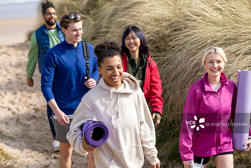 瑜伽，完成了图片素材