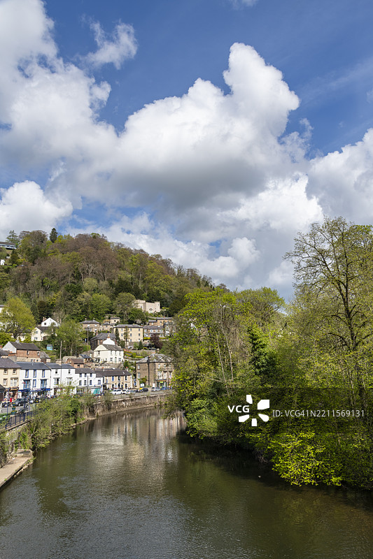 马特洛克浴场，德比郡，英格兰图片素材