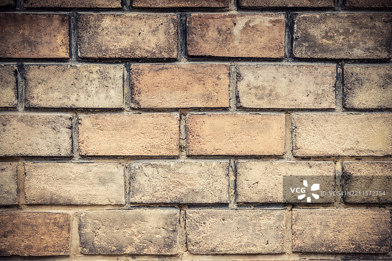 旧砖墙作为您信息和文本的背景图片素材