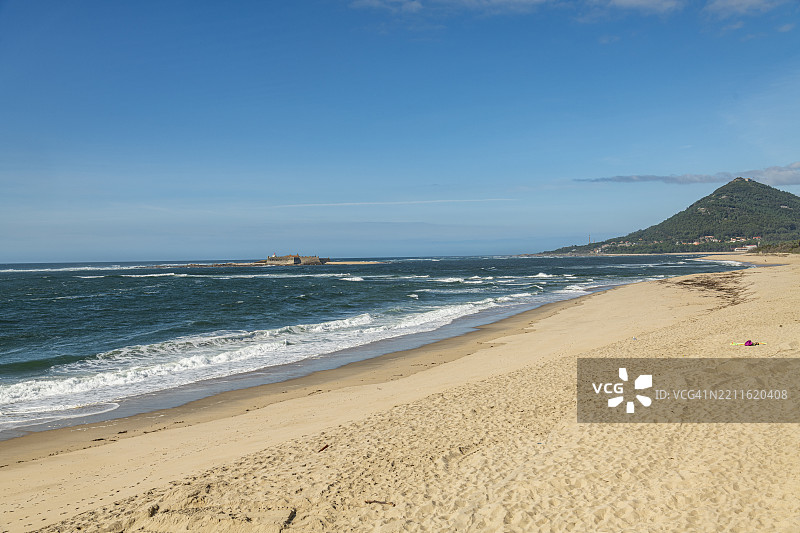 葡萄牙，维亚纳堡，罗丹霍海滩。图片素材