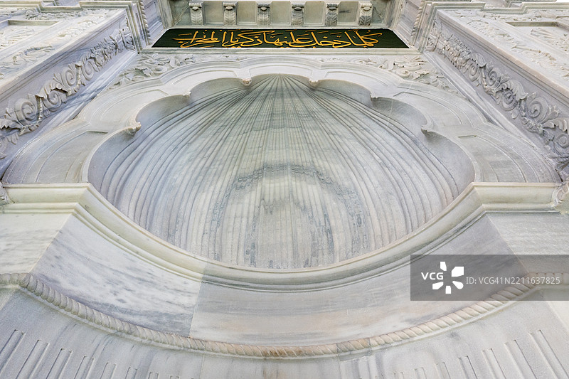 库库梅吉迪耶清真寺内部图片素材