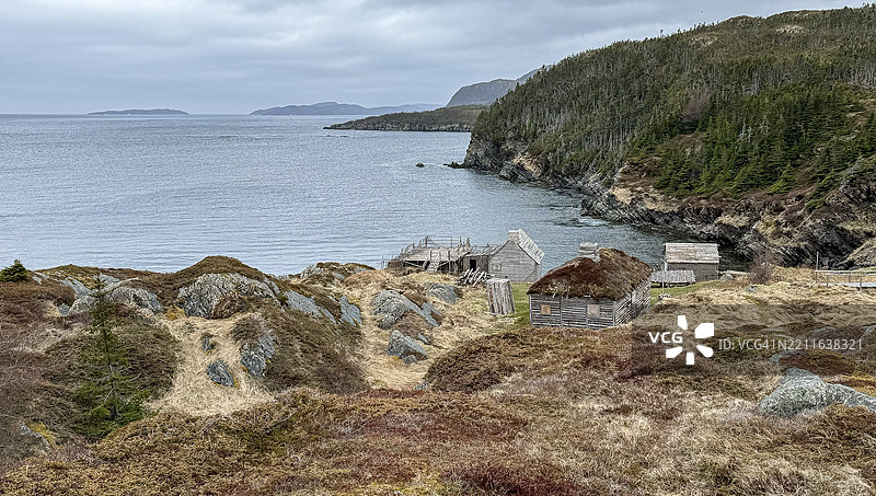 纽芬兰的前电影拍摄场地图片素材