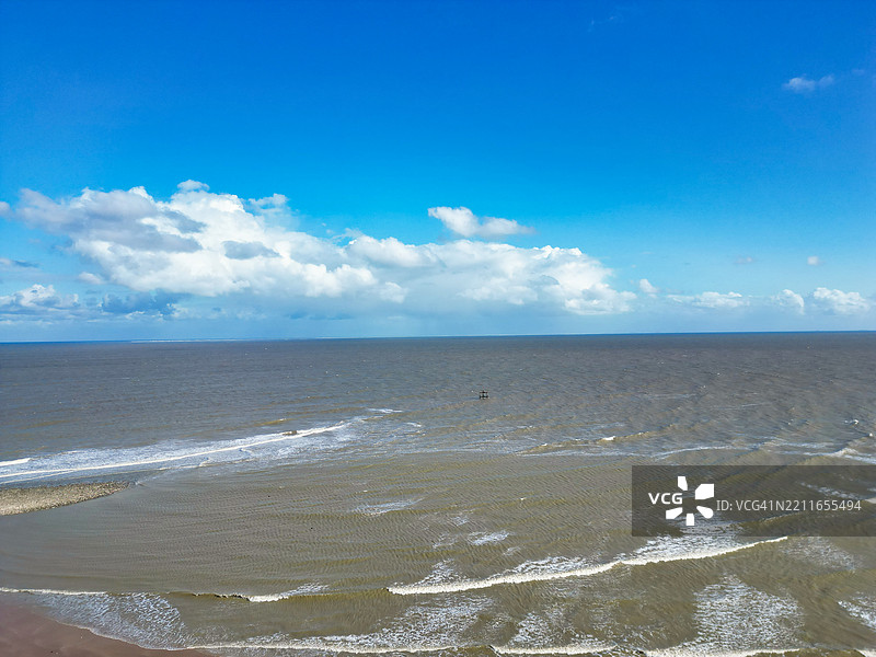 英国拉姆斯盖特海滩和海洋的旅游景点图片素材