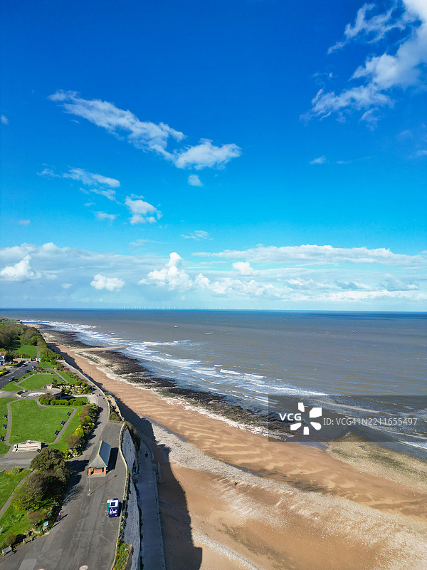 英国拉姆斯盖特海滩和海洋的旅游景点图片素材