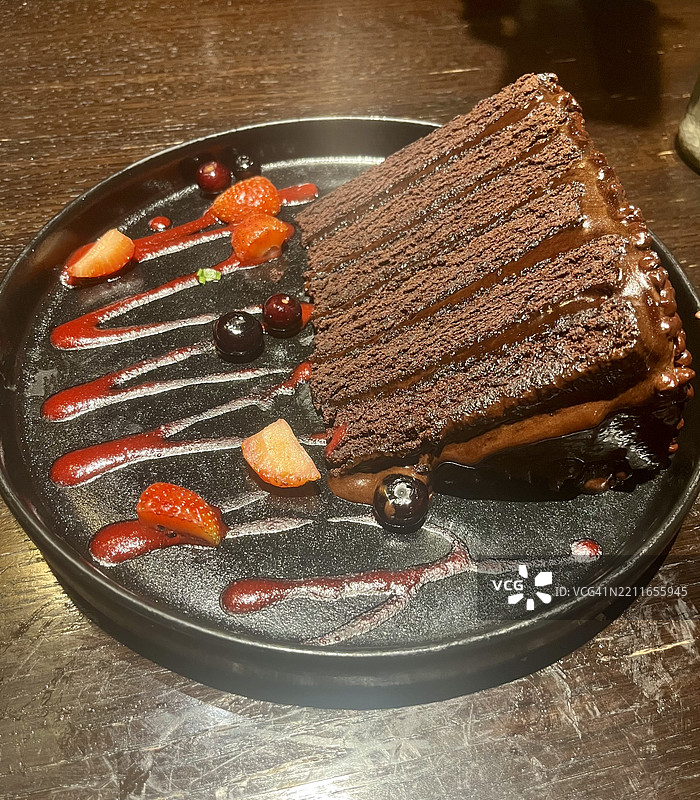 盘子里的蛋糕特写，田纳西州孟菲斯，美国图片素材