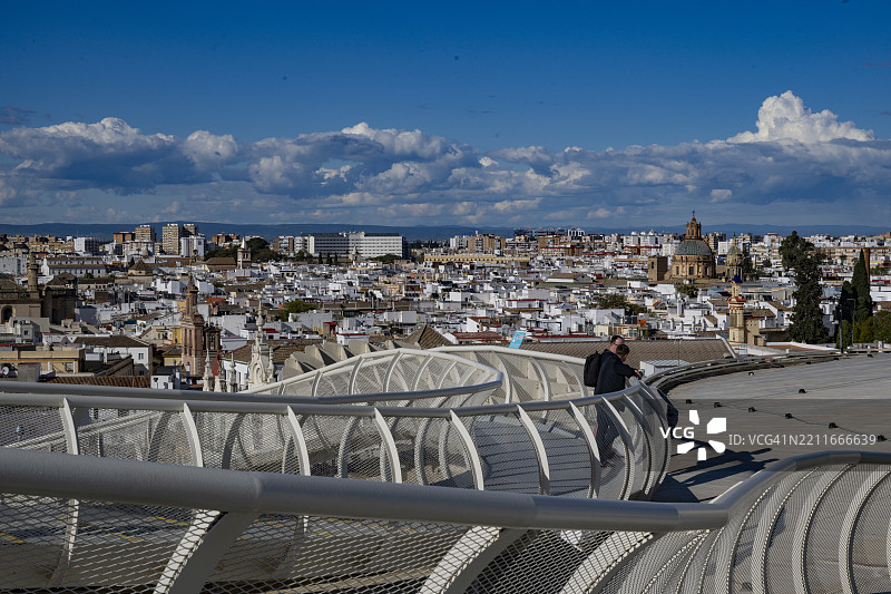 塞维利亚的蘑菇，西班牙图片素材