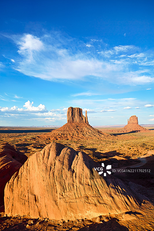 纪念碑谷纳瓦霍国家东手套山，纪念碑谷纳瓦霍部落公园，美国，USA图片素材