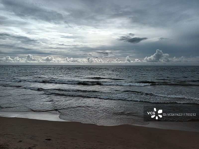 海洋与天空的美丽景色图片素材