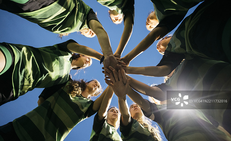 团队团结，手握成圈图片素材