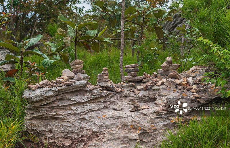 美丽的石头广场，位于柴亚普姆省的帕欣甘国家公园图片素材