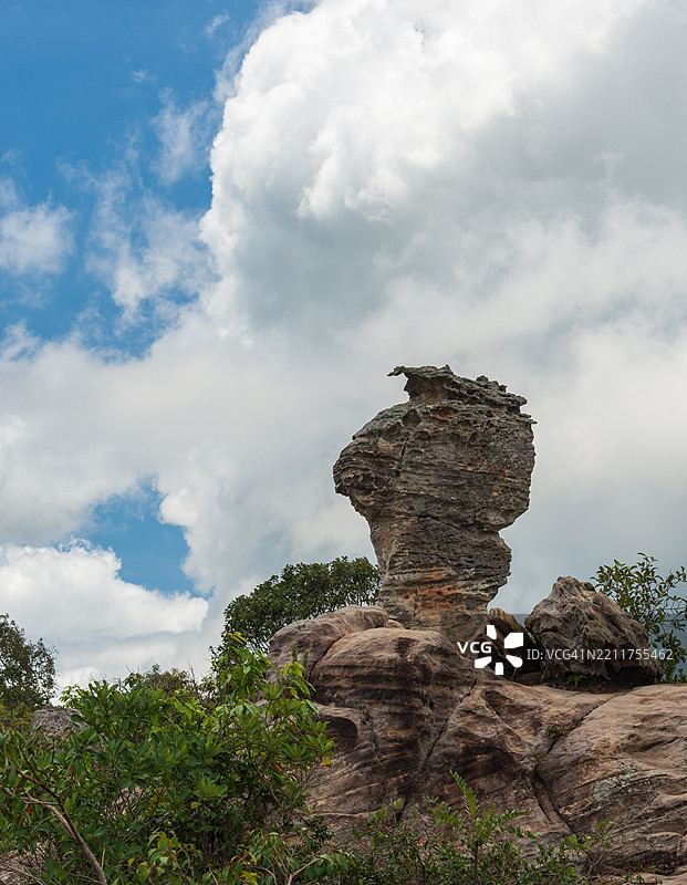美丽的石头广场，位于柴亚普姆省的帕欣甘国家公园图片素材