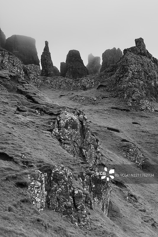 奎朗山，斯凯岛，苏格兰图片素材