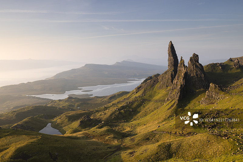 斯凯岛的斯托尔老人，苏格兰图片素材