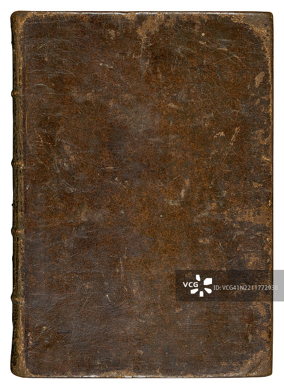 深棕色皮革封面的书籍图片素材