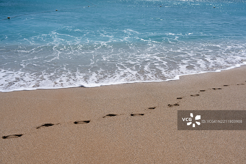 海滩的美丽景色图片素材