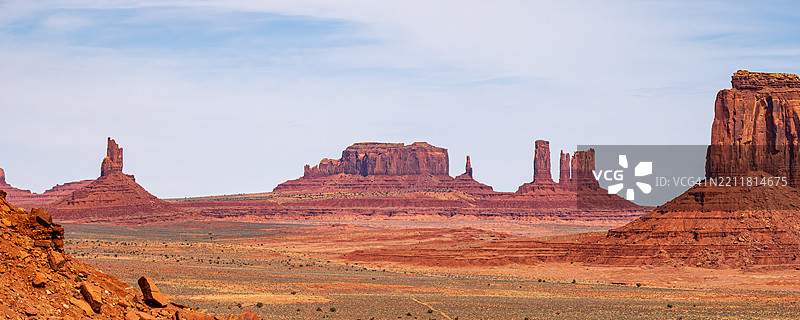 亚利桑那州凯延塔的岩石 formations 视图图片素材