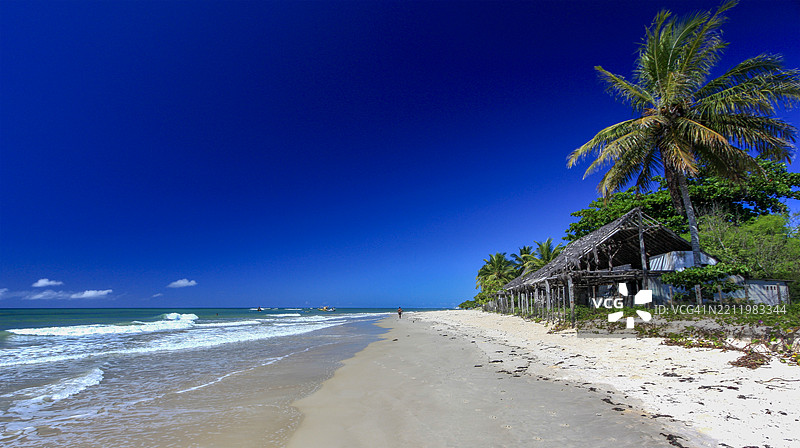 巴伊亚州特朗科索的科奎罗斯海滩图片素材