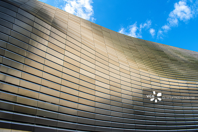 圣地亚哥·伯纳乌体育场，皇家马德里足球俱乐部。外观。西班牙马德里。图片素材