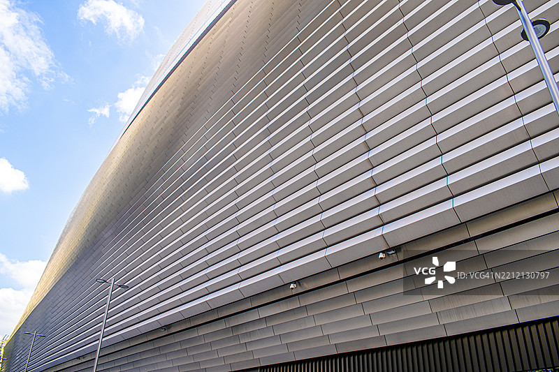 圣地亚哥·伯纳乌体育场，皇家马德里足球俱乐部。外观。西班牙马德里。图片素材