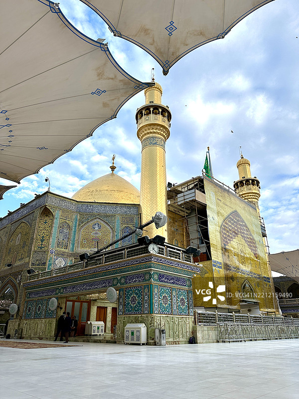 伊拉克纳杰夫的阿里圣陵，2025年3月5日图片素材