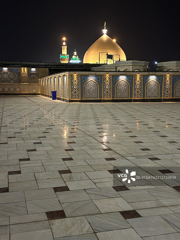 伊拉克纳杰夫的阿里圣陵，2025年3月5日图片素材