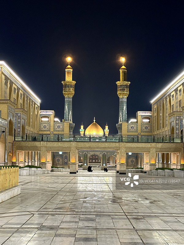 伊拉克纳杰夫的阿里圣陵，2025年3月5日图片素材