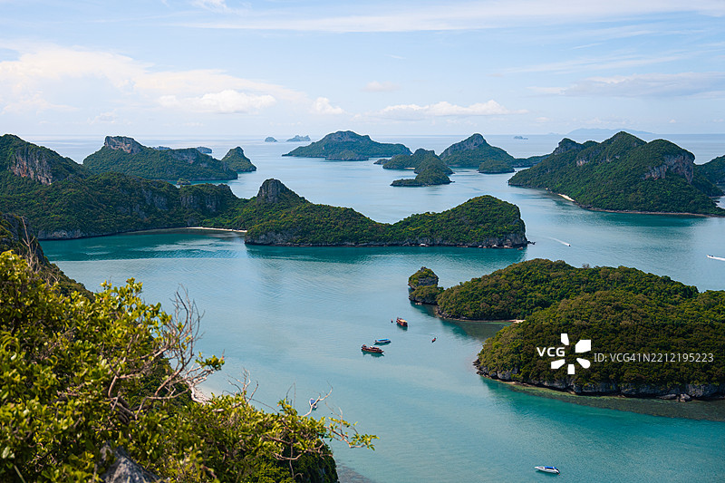 泰国苏拉特塔尼的安通群岛，科萨穆伊图片素材