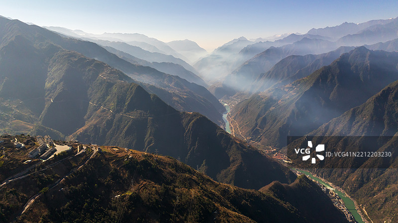 怒江大峡谷图片素材