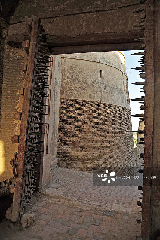 科特迪吉堡：入口大门和堡垒，巴基斯坦图片素材