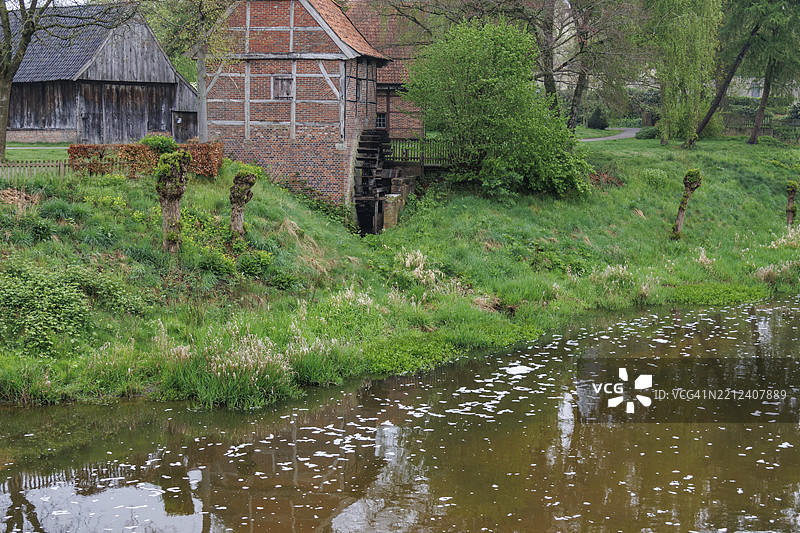 弗雷登，西法伦，德国，欧洲图片素材