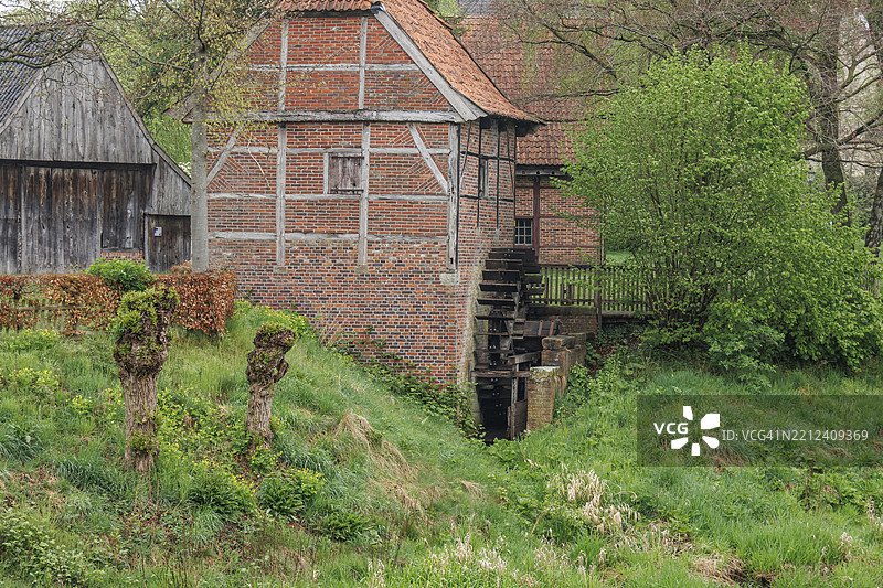 弗雷登，西法利亚，德国，欧洲图片素材