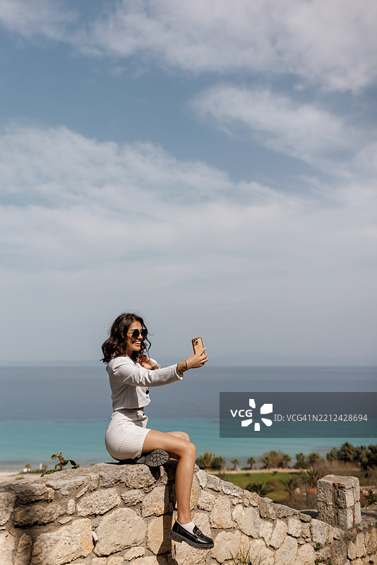 海景自拍图片素材