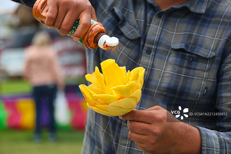 墨西哥芒果花串图片素材