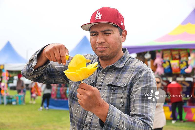 墨西哥芒果花串图片素材