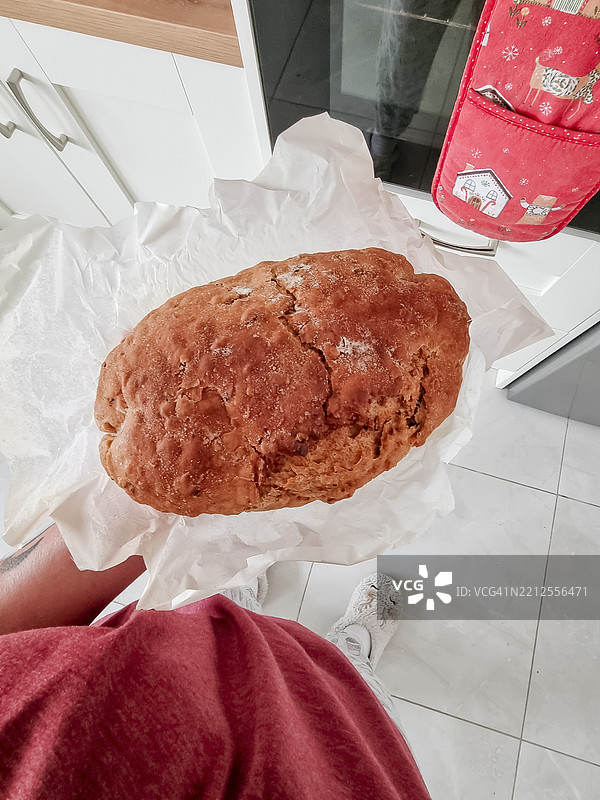 在家烘焙，学习新技能，健康饮食图片素材