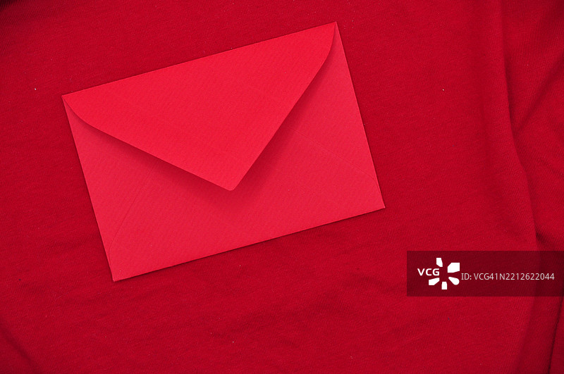 红色信封的特写镜头图片素材