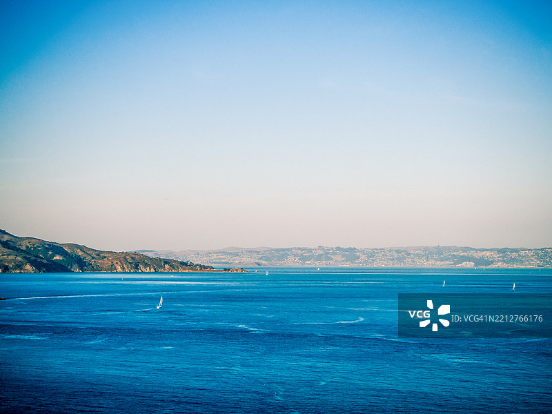 旧金山城市风光与金门大桥景观图片素材