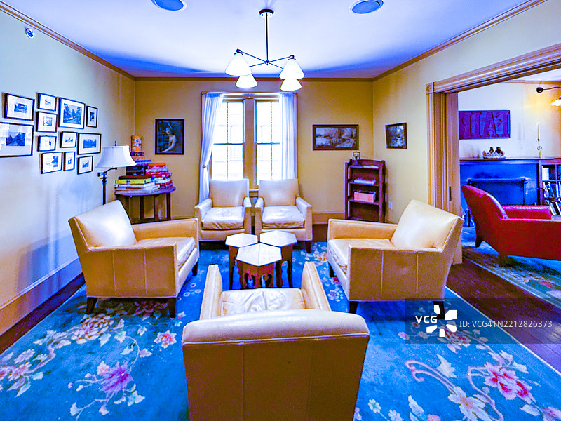 北亚当斯的波尔奇斯酒店大堂休息区图片素材