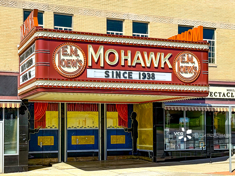 北亚当斯的莫霍克剧院图片素材