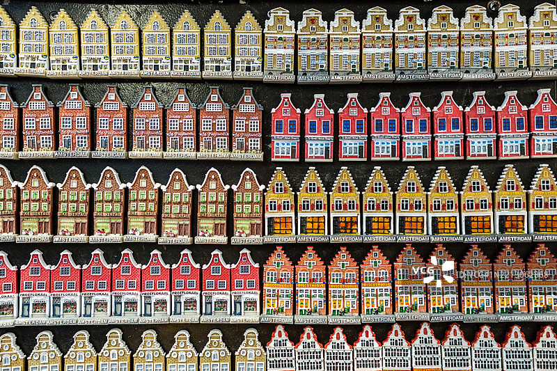 阿姆斯特丹的磁铁纪念品图片素材
