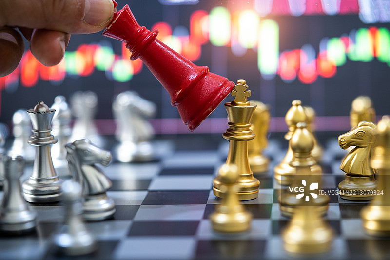 贸易与投资概念，国际象棋概念，棋类概念图片素材