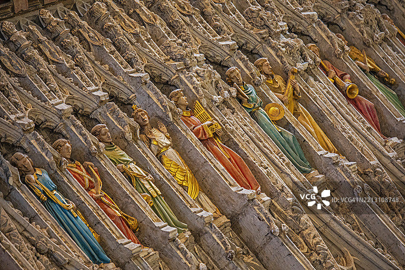 里彭大教堂，里彭，约克郡，英国图片素材