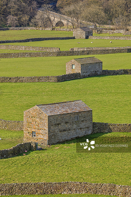 英格兰约克郡达尔斯的甘纳赛德图片素材