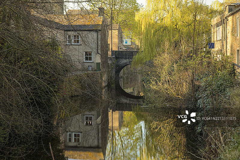 英国约克郡，约克郡山谷，斯基普顿图片素材