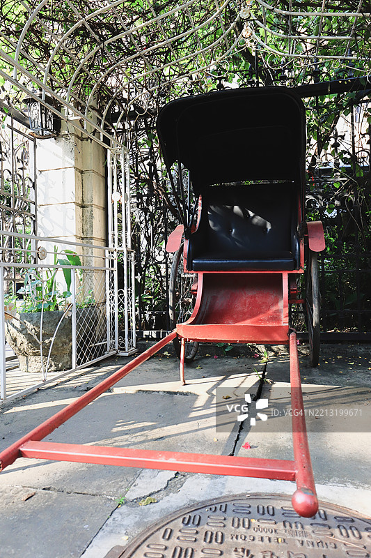 人力车服务图片素材