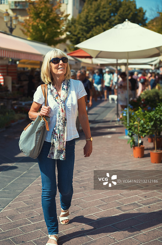 法国尼斯的普罗旺斯市场图片素材