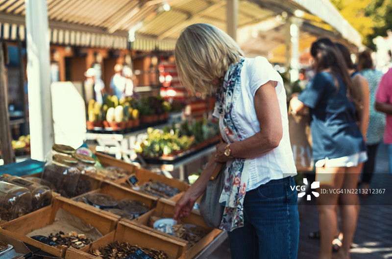 法国尼斯的普罗旺斯市场图片素材