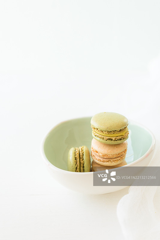 开心果香草马卡龙图片素材