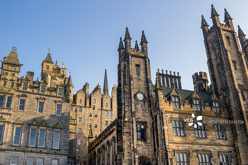 爱丁堡的土丘，苏格兰图片素材