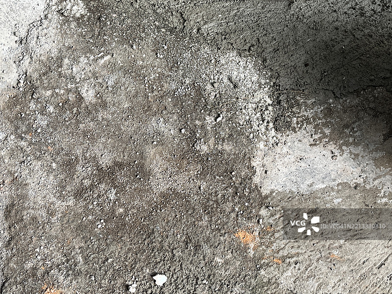 粗糙混凝土墙面纹理特写，灰色调图片素材